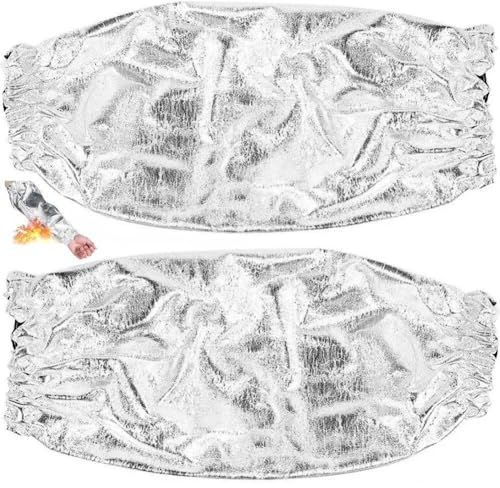 Manchon De Protection des Bras, De Protection Ignifuges, De Travail À Manches Longues Résistants À Chaleur À 1000 Degrés pour Le Soudage Au Feu