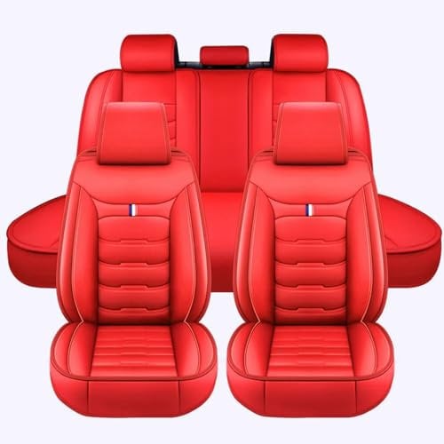 Full Set Auto Sitzbezüge für 𝗖itr𝗼en C3 2020-2024 Sitzbezug Auto,Wasserdichtes VerschleißFest Leder Auto Sitzschutz,5 Stück Autositzbezüge Komplett-Set