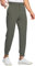 WILLIT Herren Golfhose Jogger Hose Stretch Slim Fit Jogginghose Anzughose Schnelltrockner Lang Golf Hose mit Taschen Graugrün L