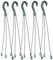 KONTONTY Lot de 5 de suspension pour pot de fleurs en plastique pour suspension murale de jardin assemblage facile