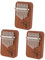 TOYANDONA 3sets Note Mini Kalimba Finger Piano Portable Thumb Piano for Beginners Crisp Tone Musical Instrument for Music Genres Compact Fine Craftsmanship