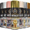 7 Mix Cans Metallic spray paint 400ml Multipurpose Aerosol, Gold Silver Copper White Grey Quick and Fast Drying and Excellent Coverage for Metal, Wood, Plastic - A15