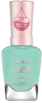 Sally Hansen Color Therapy Smalto Unghie, 451 Take A Mint, Colora, Rinforza, Cura, 14.7ml