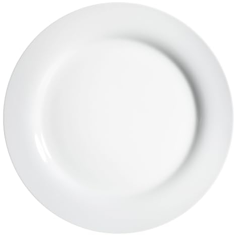 casa NOVA Speiseteller - Ø 27 cm - Weiß - Porzellan