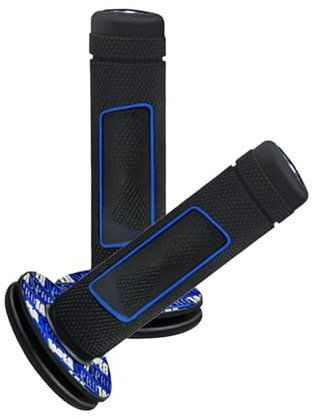 DEFIYEAR 1 Pair Motorbike Handle Grips, Non-Slip Handlebar Grips 7/8 22mm ABS - Durable Rubber Design, Universal Fit for Motorcycle Grips, Replacement for Pro Taper Grips, Surron Grips