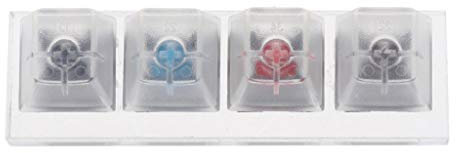 JSGHGDF MX Acrylic Mechanical Keyboards 4 Translucent Clear Sampler Tester Stress Relief