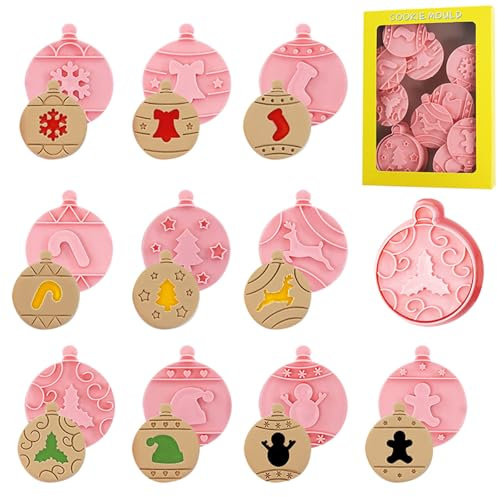 Emporte-pièces de Noël 10PCS Emporte-pièces Mini 3D Fondant enfants Accessoires de Cuisine