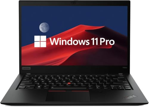 Lenovo Thinkpad T490s Ordinateur portable, 14 , FHD (1920 x 1080), Intel Core i5-8265U, 16 Go de RAM, SSD 512 Go, clavier QWERTY américain, Windows 11 Pro (reconditionné)