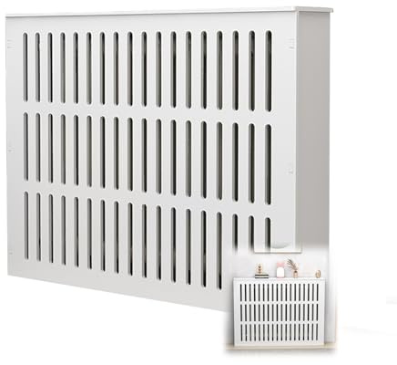 Cubre Radiadores For El Hogar, Armarios Blancos For Radiadores, Cubre Radiadores, Cubre Radiadores De Zócalo, Rejillas Verticales, Aptos For Hogares Y Oficinas.(35.4x31.5x9.8in)