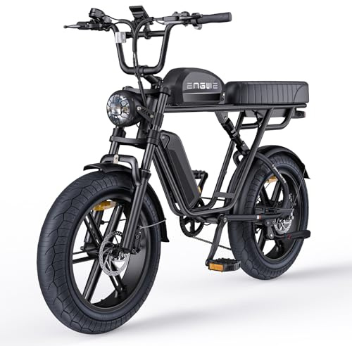 ENGWE M1 Bici Elettrica Uomo, 15.6/28.6Ah Batteria Rimovibile Fino a 170KM, Luci Dei Freni e Indicatori di Direzione, Freni Idraulici e Sospensioni Integrali Ciclocross Elettrico