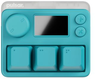 Pulsar Gaming Gears Lab XPAD Tastiera Gaming, Mini, Turquoise | Compact 3-key keypad with up to 8, 000Hz polling and 0.1ms low latency