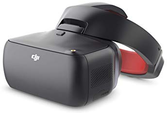 DJI Goggles Racing Edition VR Brille Racing inkl. 2 Bildschrime (mit einer HD-Auflösung von 1920 x 1080 MP, Drohnenbewegung per Kopfsteuerung) schwarz