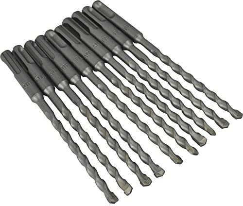 Faithfull FAISDS7160B SDS Masonry Drill Bit 7 mm x 100 mm WL x 160 mm - Bulk Pack of 10 Silver