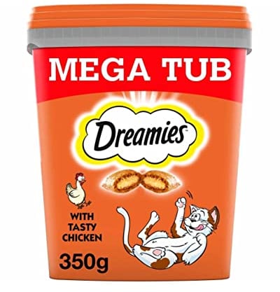 Dreamies Katzensnacks Katzenleckerlis Huhn 350g