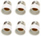 DZYDZR 6 Pack Lamp Socket Adapter Converter E27 Bulb Socket to E14 Bulb Socket for LED Bulb