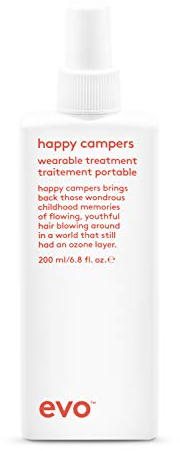 Evo happy campers wearable treatment 200ml I Feuchtigkeitsspendendes Styling-Spray für kraftloses, brüchiges und coloriertes Haar I spendet Feuchtigkeit und reduziert Frizz I vegan, ohne Sulfate