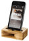 Skoveph Wooden Sound Amplifier Phone Stand Holder for iPhone Samsung, Natural Loudspeaker Mini Megaphone Cell Phone Stand (Square)