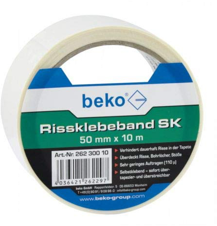 beko Rissklebeband 50 mm x 10 m selbstklebend 262 300 10
