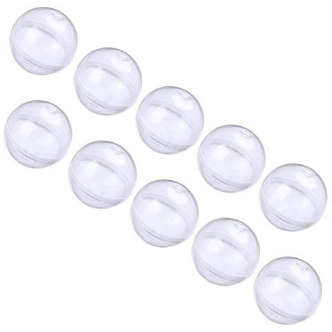 CULER 10pcs Transparent en Plastique Vide Ronde Toy Capsules 1.2 Diamètre de 32mm Party événement Balle Distributeur Automatique