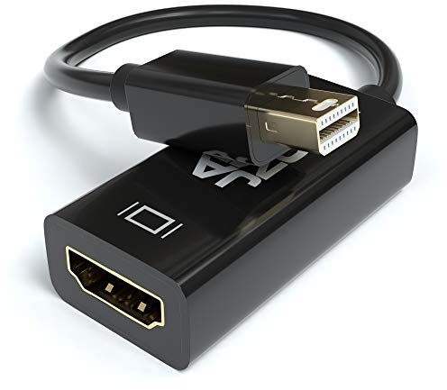 JAMEGA – Mini Displayport auf HDMI Adapter | 4K 30hz Mini DP zu HDMI Konverter Nylon Thunderbolt auf HDMI Adapter kompatibel mit MacBook Air/Pro, Mac Mini, Micorsoft Surface Pro, Monitor UVM