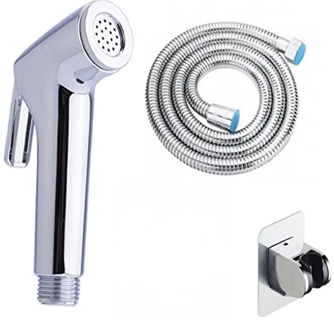 Handheld Bidet Sprayer Kit for Toilet,Full Pressure Leakproof Bathroom Jet Kits Spray Attachment with Hose,for Feminine Wash, Baby Cloth Diaper Washer Pet, Bathroom Toilet