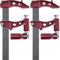 Piher Maxipress E Lot de 2 serre-joints à vis | Force de serrage 900 kg | Filetage protégé | Portée 8,5 cm (30 cm)