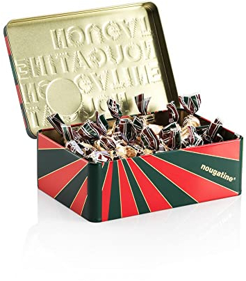 Venchi - Lattina con Cioccolatini Nougatine, 200 g - Idea Regalo - Senza Glutine - Vegano