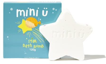 Mini U Star Fizzing Bath Bomb - Moisturising Shea Butter -Bathtime Fun Bath Toys - Vegan Cruelty Free - *Award Winning* - Perfect Childrens Gift