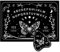 CREATCABIN Papillon Bois Spirit Board Parler Planches Ouija Lune Pendule Planche en Bois avec Planchette Dowsing Divination Kit Jeu Spirit Hunt Métaphysique Message Décor pour Wicca Pagan 11.8 x 8.3 P