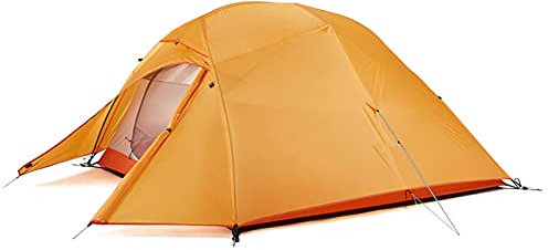 Ultraleichtes DREI-Personen-Zelt, verdickt, regenfest, für Outdoor-Camping, Front-Opening-Zelte, die mit wechselndem Wetter zurechtkommen, komfortable Raumbelüftung und Belüftung