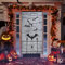 Décoration de Porte d'halloween, Rideaux d'halloween, Dentelle Noire, Rideau d'halloween, Squelette Toile d'araignée, Rideau Chauve-Souris pour Halloween Effrayant, décoration Horreur, fenêtre, Porte