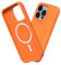 RhinoShield Funda Compatible con [iPhone 15 Pro MAX] | SolidSuit Compatible con MagSafe - Funda con Tecnología de Absorción de Golpes - Resistente a Impactos de más de 3.5 Metros - Naranja