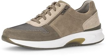 Pius Gabor Herren Sneaker Low,Halbschuhe,Wechselfußbett,zertifiziertes Leder,Turnschuhe,Laufschuhe,schnürer,Tundra/sesamo Kombi,42.5 EU / 8.5 UK