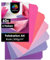 OfficeTree 60x Cartoncini Colorati A4 Rosa - 300g - 6 Colori - Cartoncino Rosa per Scrapbooking e Stampa - Cartoncini Rosa - Carta A4 Rosa - Fogli A4 Colorati - Cartoncino 300 Grammi - Cartoncino A4