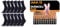 Iron Mountain IMSCK221 Mens Multipack Workwear Heavy Duty Recycled Cotton Padded Work Socks & Duracell Plus AAA Batteries (12 Pack) - Alkaline 1.5V - Up To 100% Extra Life