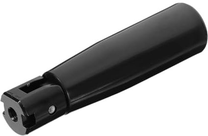 BELLIFFY Black Folding Crank Handle for Lathe Machines Rotating Handwheel Grip M4 Compatibility Compact Replacement Tool Handle