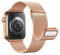 Astorgos Correas Metálica Compatible con Correa Apple Watch Ultra/Ultra2 49mm/Serie 10/9/8/7/6/5/4/3/2/1/SE 42/44/45/46mm,Bracelet Magnética Doble Pulsera de Metal de Acero Inoxidable,Dorado Champagne