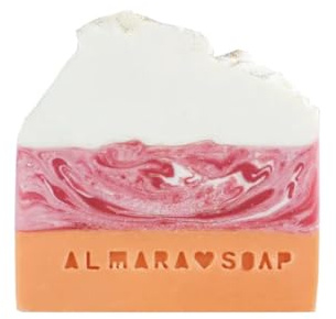 Almara Soap Sakura Blossom Handgemachte Seife mit einem süßen Kirschblütenduft, 100 g