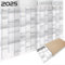 Wandkalender 2025 70x100 cm - Großer Wandplaner 2025 für Büro & Zuhause - Jahreskalender 2025 mit viel Platz - Übersichtlicher Kalender 2025 - Perfekter Jahreswandplaner (2025, 1 Stück)