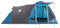 Coleman Waterfall 5 Familienzelt | 5 Personen Kuppel-Tunnel-Hybridzelt mit separatem Wohn- & Schlafbereich | Leicht aufzubauen | 5 Mann Campingzelt | 3000 mm wasserdicht | mit integrierter Bodenplane