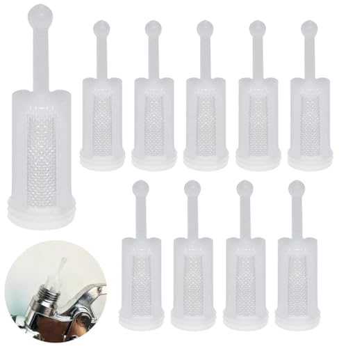 XPEX 10 Pezzi Aerografo per verniciare Filtro Vernice,Filtri per Pistola a Spruzzo,Filtri Universali per Pistole a Spruzzo a gravità Filtri per Vernici