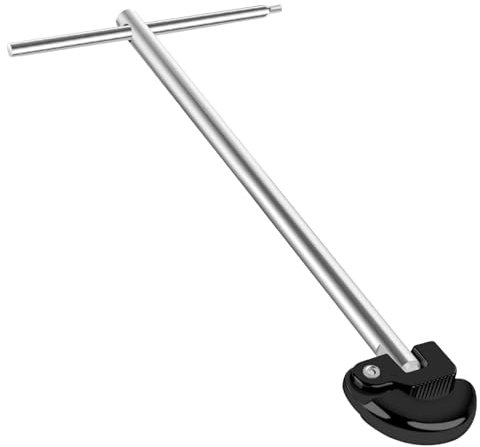 11 inch Adjustable Basin Wrench,kitchen Tap Tool Nut Tightening Tube Spanner Back Sink Wrench,Ergonomic Basin Wrench,Sink Wrench Tool,Bath Tap Spanner,180° Swivel Head Design.(SIZE:11.7X4.5inch)