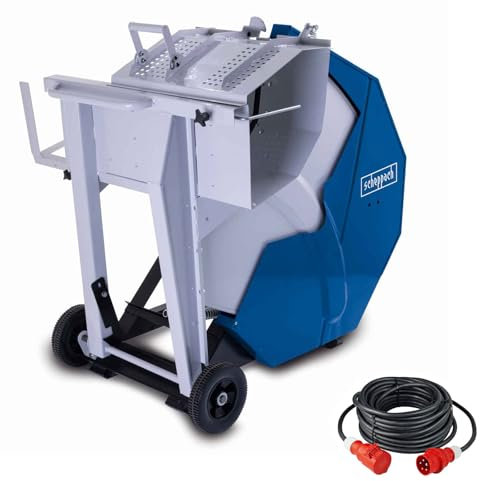 Scheppach Wippkreissäge HS750 | 400V 5000W | 700mm HW-Sägeblatt | Schnittlänge 250-1000mm | Schnitt-Ø 30-250mm | mit Sicherheits Schutzklappe | ausziehbare Wippenverlängerung | inkl. 10m 400V Kabel