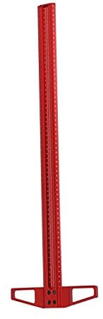 Architektur Herrscher für Carpenter-Arbeiten, Holzbearbeitungsschreiber T-Square Lineal Aluminiumlegierung Square Layout-Sciber-Einstellungsskala T Typ (600 mm (T600))