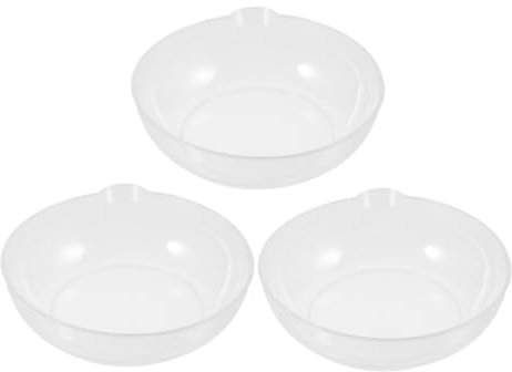 DECHOUS 3pezzi Piatto Di Pesatura Plastica Trasparente Per Cucina Vassoio Multiuso Per Misurazione Con Marcature Precise Per Cottura E Preparazione Pasti Facile Da Pulire E Maneggiare