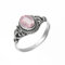 Bague en quartz rose en argent sterling 925, bague en pierre précieuse naturelle, bague de déclaration pour homme et femme, bague vintage faite à la main, forme ovale 6 x 8 mm, NH-RSQRZ-8