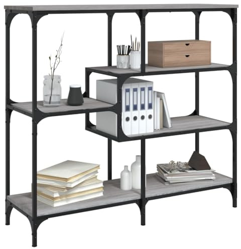 Tomostar Table Console, Console Meuble Table d'entrée de Couloir Sonoma Gris 103x32x95 cm Bois d'ingénierie