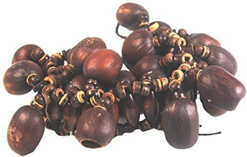 Comercio Justo Shaman andino Rattle Maraca Calabash Shaker de pie Tapar Nueces R116Dark