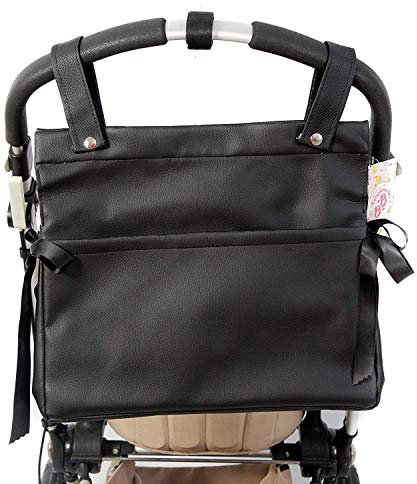 Talega polipiel carrito bebe Color (Negro)