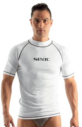 SEAC T-Sun Short Man, Rash Guard zum Schwimmen, Surfen, Tauchen, UV-Schutz